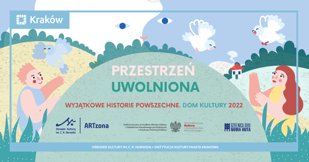 BANERY FB_WYJĄTKOWE HISTORIE II-05 Przestrzeń uwolniona. Wyjątkowe historie powszechne dom kultury