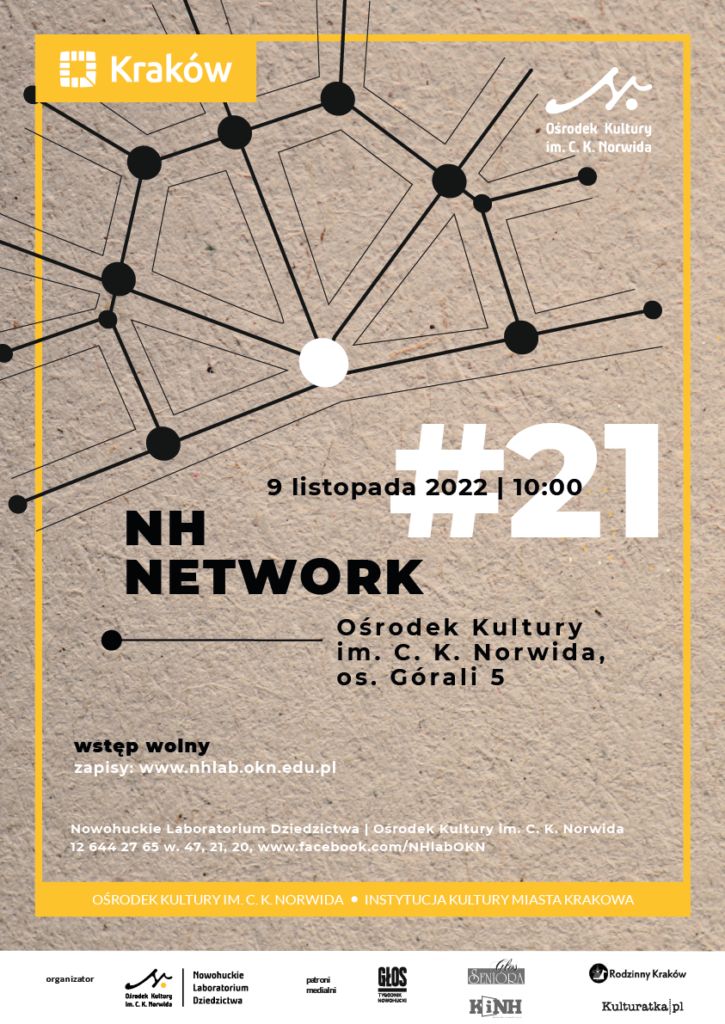 nhnetwork_afisz listopad NH Network. 9 listopada godzina 10:00. Ośrodek Kultury im. C. K. Norwida, os. Górali 5